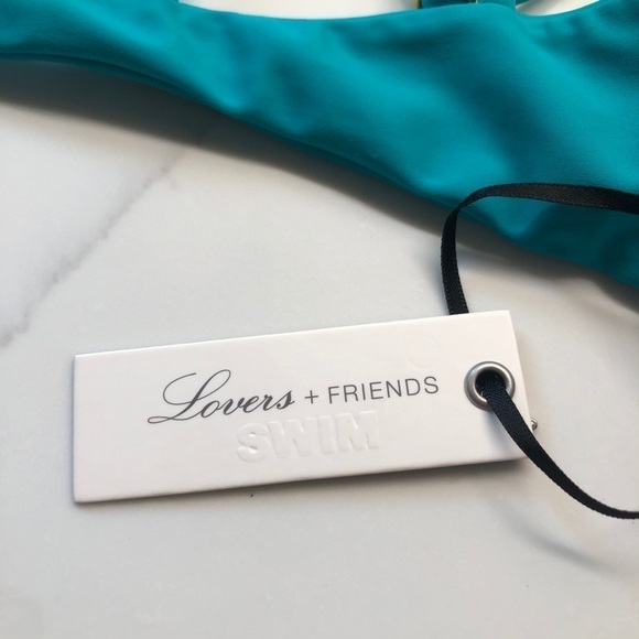 NWT Lovers + Friends Jet Setting swim bikini top size medium Revolve - Picture 9 of 10
